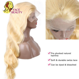 Blonde Brazilian Pre Plucked Lace Frontal Wig