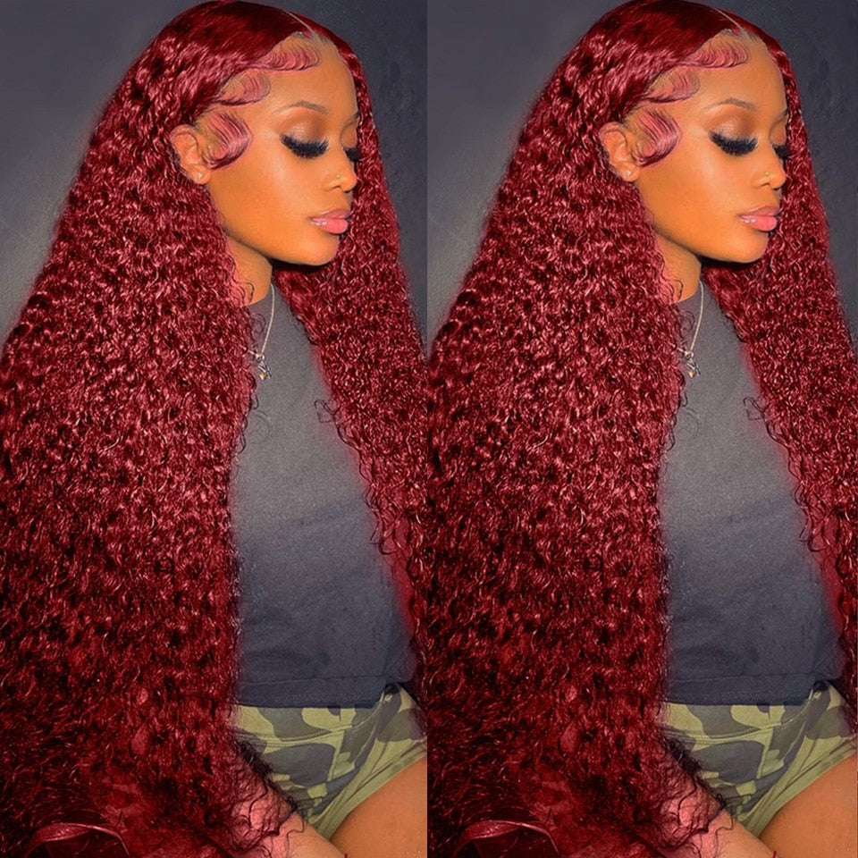Brazilian HD Deep Wave Lace Frontal Wig