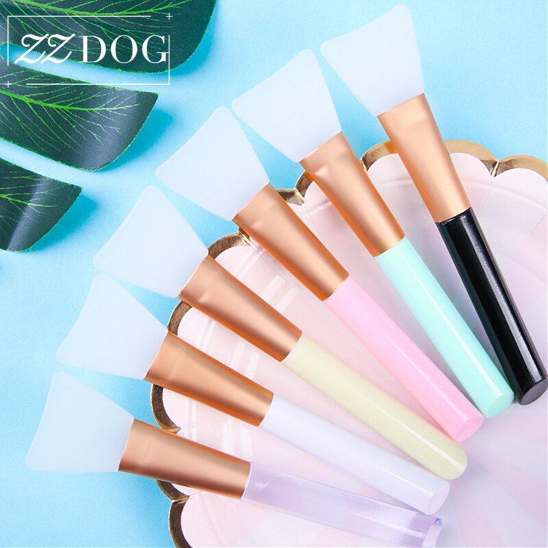 ZZDOG 1Pcs Cosmetics Beauty Tool Skin-Care Silicone Facial Mask Makeup Brush Liquid Foundation Tools Mask Mud Mixing Compensator