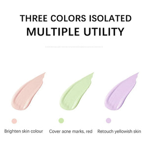 Three Colors Moisturizing Liquid Concealer Face Primer Base Foundation