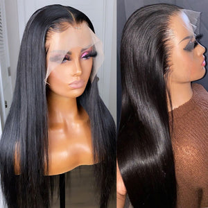 360 Full HD Pre Plucked Lace Frontal Straight Wig With Baby Hair