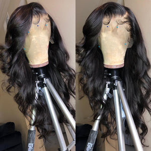 HD Transparent Body Wave Glueless Lace Frontal Wig