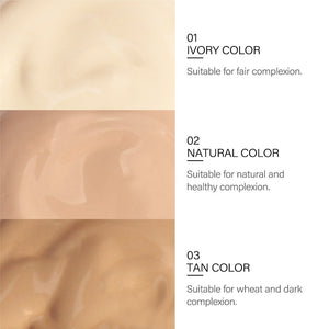 Waterproof Long Lasting Liquid Foundation Cream Face Concealer Cover Base Cosmetics Natural Oil Control  Facial Cream Makeup