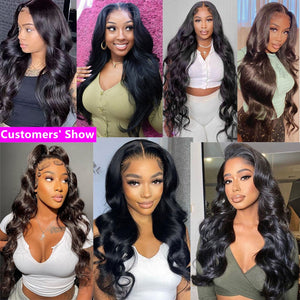 Brazilian Body Wave PrePlucked HD Lace Front Wig