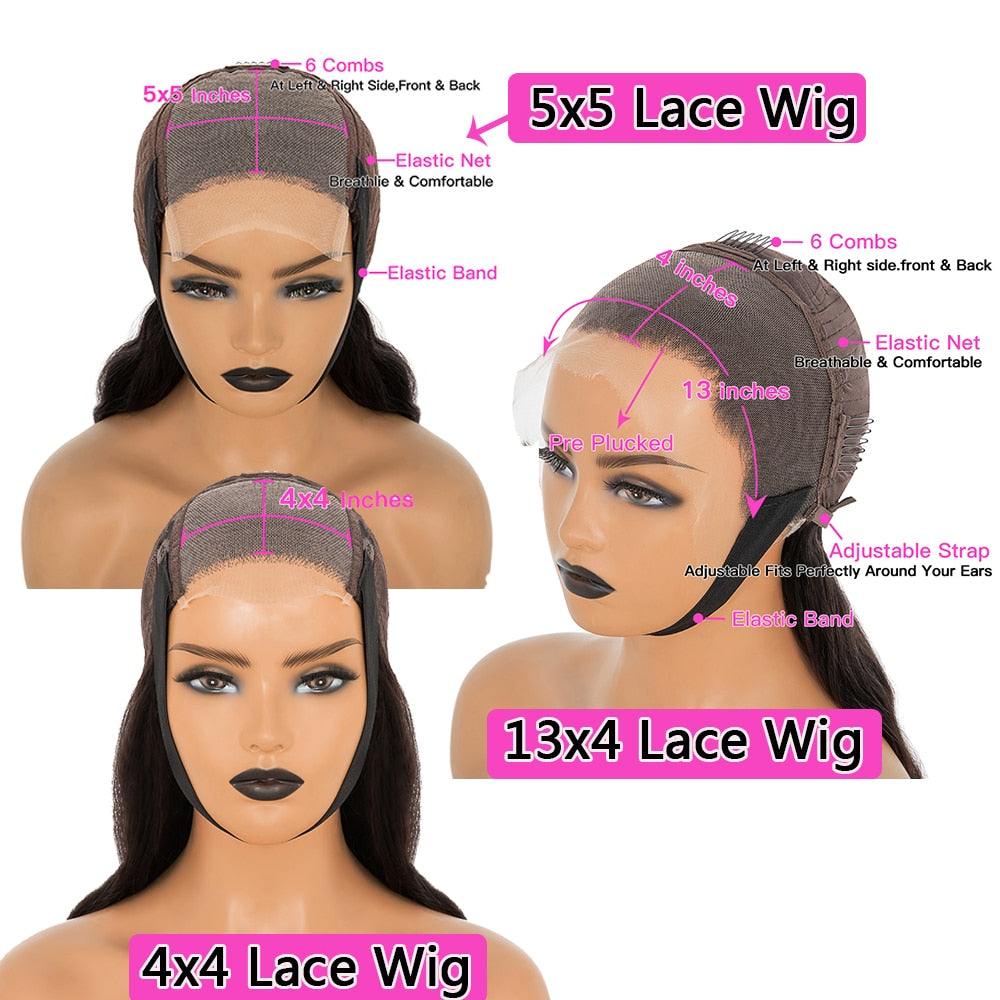 Brazilian Body Wave Transparent Lace Frontal Wig