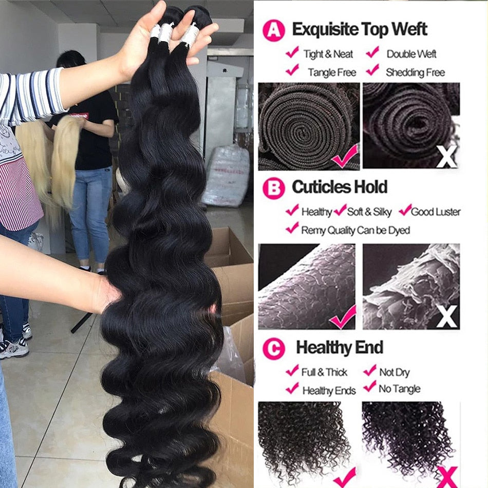 Brazilian Body Wave Hair Weave Bundles
