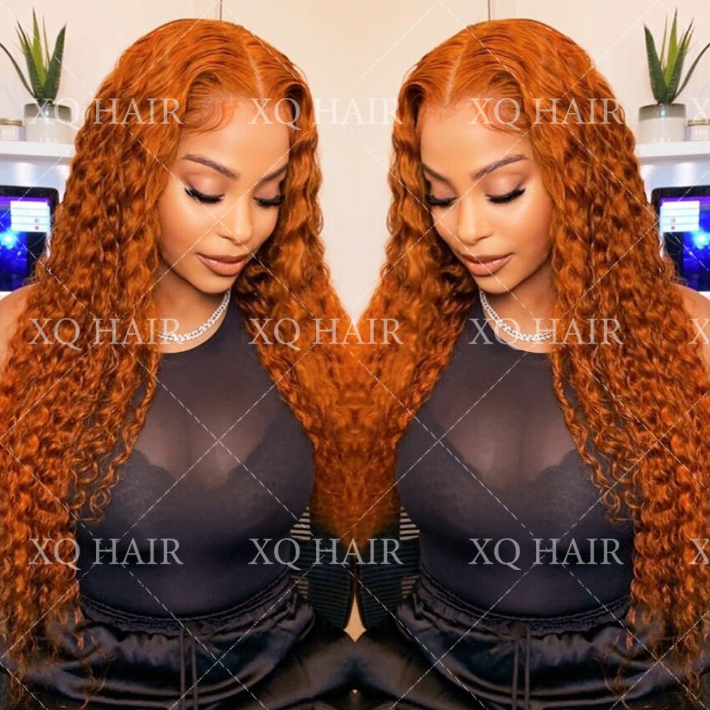 Full Deep Curly Lace Front Human Hair Wigs