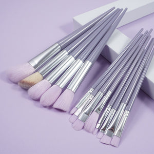 13Pcs Makeup Concealer Brush Blush Loose Powder Brush Eye Shadow Highlighter Foundation Brush Set