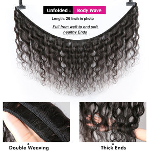 Brazilian Virgin Raw Hair Loose Body Wave Bundles