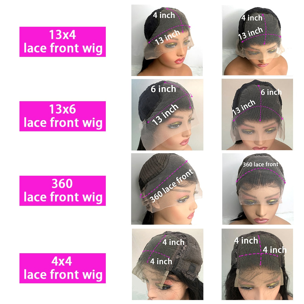 360 Full HD Pre Plucked Lace Frontal Straight Wig With Baby Hair