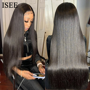 Glueless Wear And Go Straight Lace Closure Wigs With Pre Cut Hairline