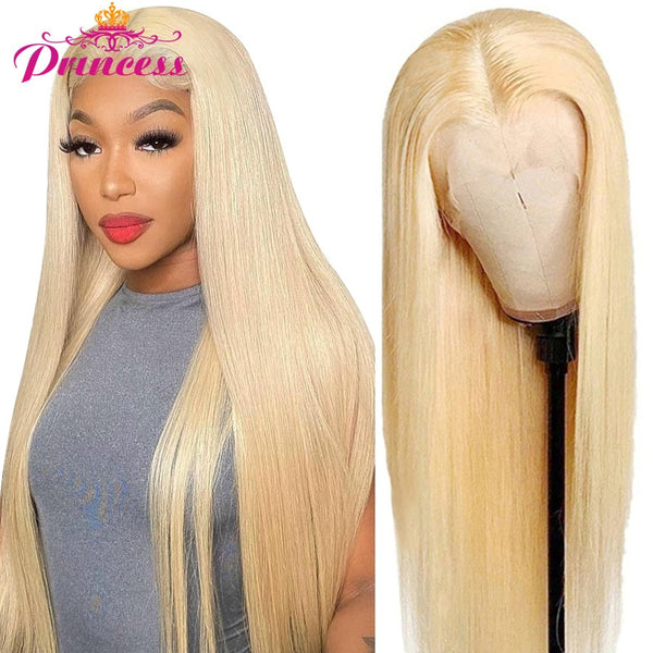 Pre Plucked Brazilian 613 HD 13x4 Transparent Blonde Lace Front