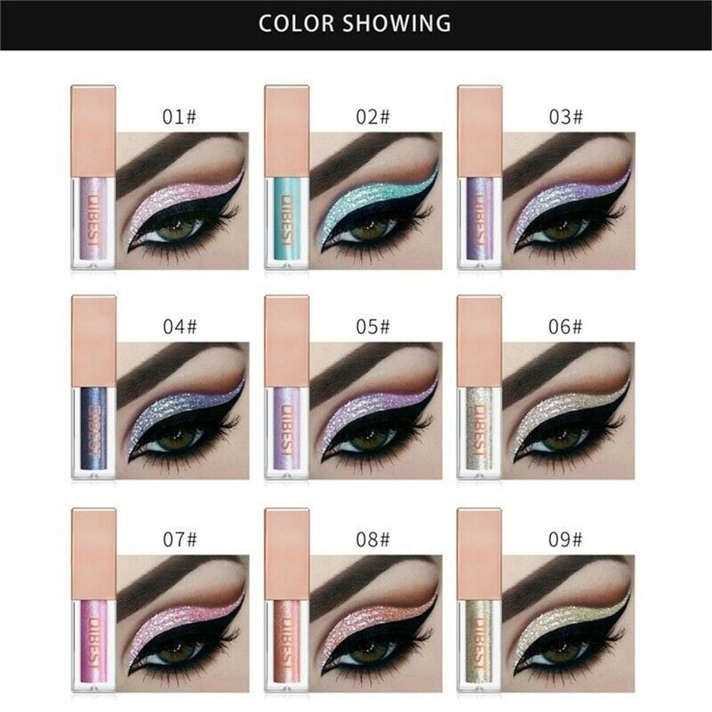 15 Colours Waterproof Glitter Liquid Eyeshadow