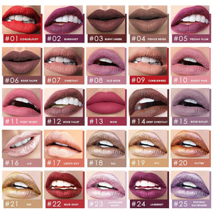 28 Colours Long Lasting Waterproof Matte Liquid Lipstick