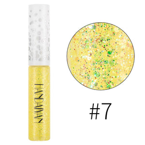 New 12 Colors Diamond Glitter Liquid Eyeliner Durable Waterproof Makeup Shimmer And Shine Eye Pencil Makeup Beauty Tools