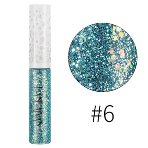 New 12 Colors Diamond Glitter Liquid Eyeliner Durable Waterproof Makeup Shimmer And Shine Eye Pencil Makeup Beauty Tools