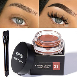 5 Colors Eyebrow Enhancers  Long Lasting  Waterproof Eyebrow natural quick-drying eyebrow cream with eyebrow brush cream