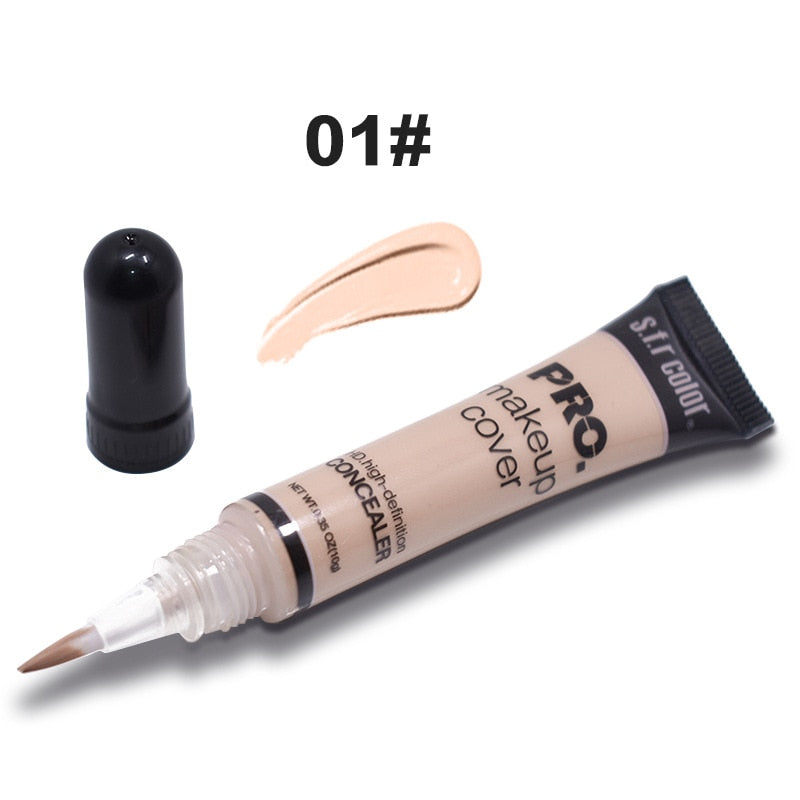 Waterproof Full Cover Dark Circles Cream Face Concealer Contouring Foundation