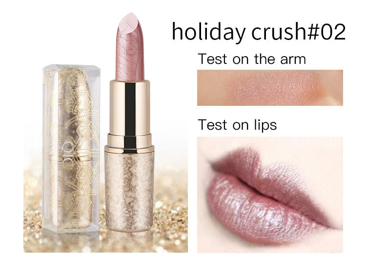 Metal Lip Balm moisturizing cream Matte creamy lip balm limited edition
