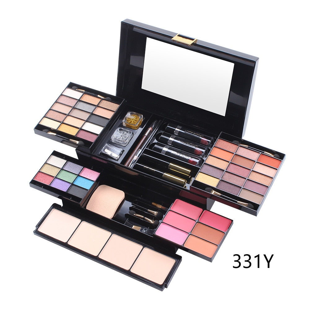 Professional 180 Colours  Eyeshadow Foundation Face Powder Makeup Set