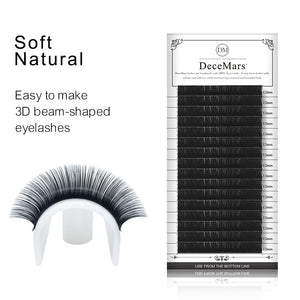 DeceMars Individual Eyelashes Extensions Supplies Synthetic Eyelash