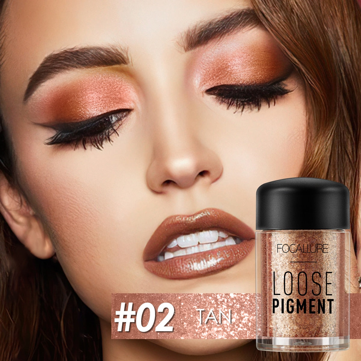 18 Colors Glitter EyeShadow & Lips Loose Diamond Powder Makeup