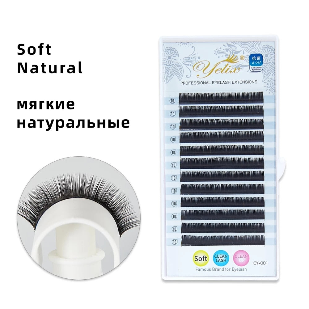 Professional Silk Individual Soft Russian Volume Eyelashes