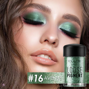 18 Colors Glitter EyeShadow & Lips Loose Diamond Powder Makeup