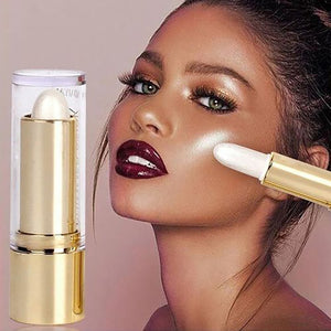 3 Colors 3D Face Brighten Highlighter Bar Cosmetic Face Contour Bronzer Shimmer Highlighter Stick Concealer Cream Makeup tool