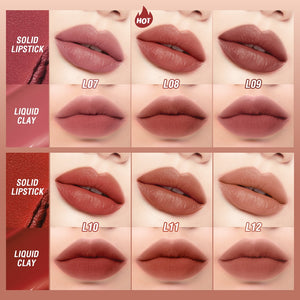 Waterproof 2 in 1 Moisture Matte Lip Gloss & Lipstick
