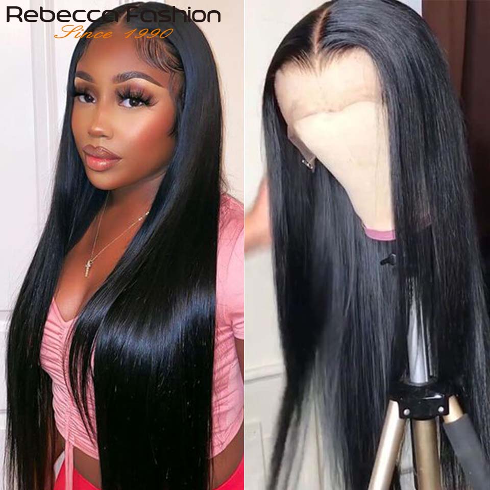 Brazilian Straight Human Hair Lace Front Wigs