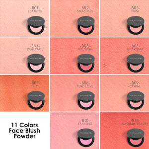 11 Nude Colours Matte Blusher Bronzer Powder