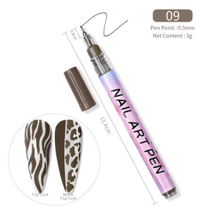 1 Pc Nail Art Graffiti Painting & Detailing Pen Nail Art