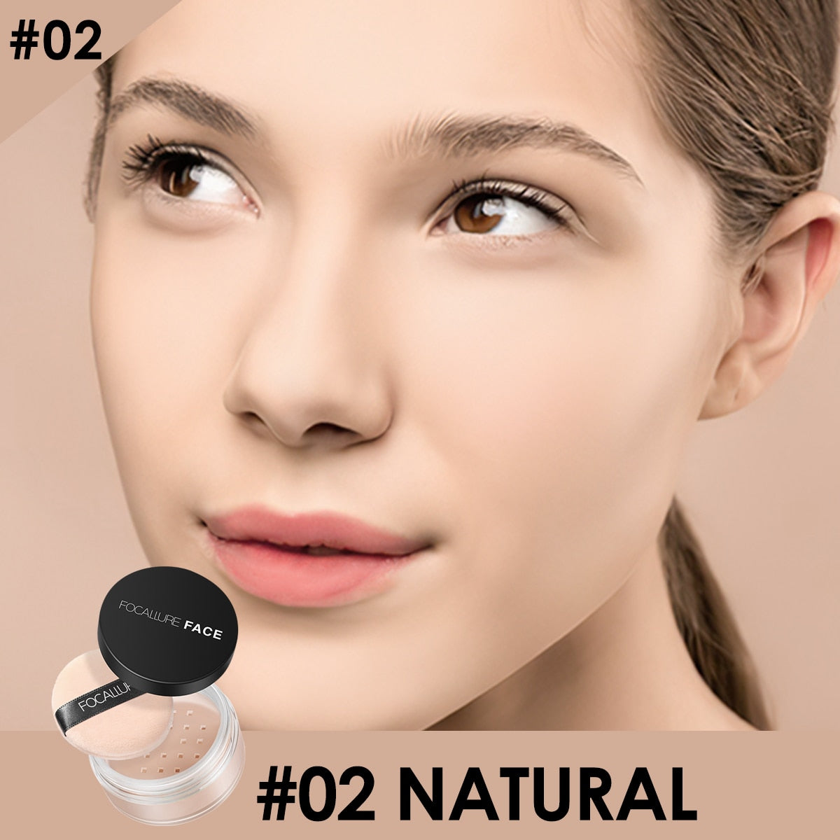 Waterproof 9 Colors Transparent Finishing Loose Powder Makeup  For Face Finish With Puff