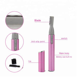 Professional Portable Mini Eyebrow Trimmer Body Shaver Electric Razor Hair Remover For Women Ladies