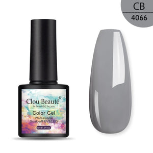 Clou Beaute New Bottle 130 Colors Polish Nail Gel 8 ML UV Varnish Paint Semi Permanent Nails Art Gel Lakiery Hybrydowe Lacquer
