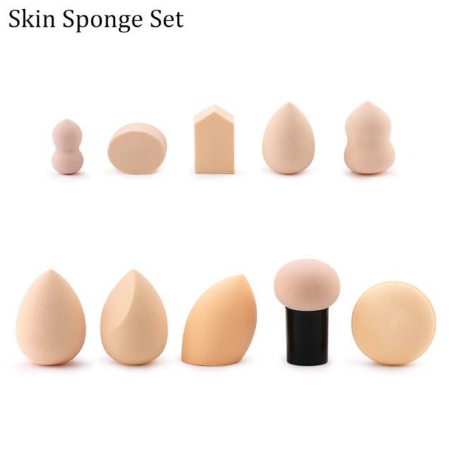 Makeup Sponge Set Soft Water Drop Blending cosmetic Puff Face Liquid Foundation Cream Concealer Gourd Sponge
