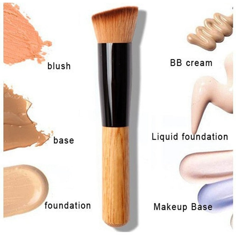 2019 Makeup Brushes Professional Liquid Foundation Brushes Powder Concealer Blush Face Makeup Brush Tools Beauty Cosmetics