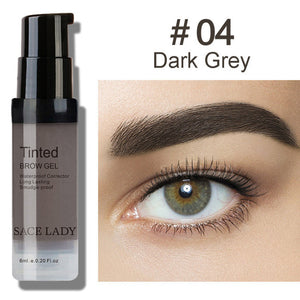 SACE LADY Waterproof Eyebrow Gel Makeup Henna Shade For Eye Brow Tint Natural Enhancer Make Up Cream Long Lasting Brand Cosmetic