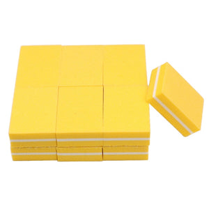 50pcs Mini Nail Sponge Nail File Buffer Block Buffing Sanding Professional Nail Tools Double sided Pedicure Manicure Small File