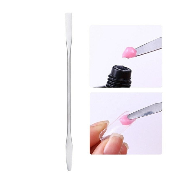 1 Box Quick Building Nail Mold Tips Nail Dual Forms Finger Extension Nail Art UV Extend Gel  Nail Extension Tool