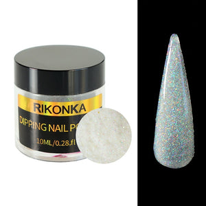 1 Box Holographic Dipping Powder Nail Dip Powder Set Pigment Glitter Nails Gradient Glitter Acrylic Powder Nail Art Decorations