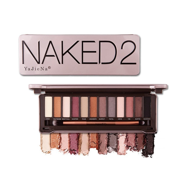 Branded Cosmetic Makeup Glitter Shimmer Matte Eye Shadow Palette Make Up 12 Colors Eyeshadow Palette Nudes Matte Women gift