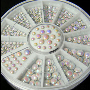 2mm/3mm/4mm/5mm AB Acrylic Diamond Nail Glitter Nail Rhinestones Crystal DIY Nail art decorations Manicure tools Accessories