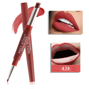 20 color matte lipstick lip liner 2 in 1 brand makeup lipstick matte durable waterproof nude red lipstick lips make up