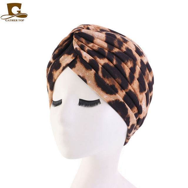 African Print Stretch Cotton Headband for Women Elastic Headwear Turban Head Scarf Ladies Bandage Head Wrap Hair Accessories