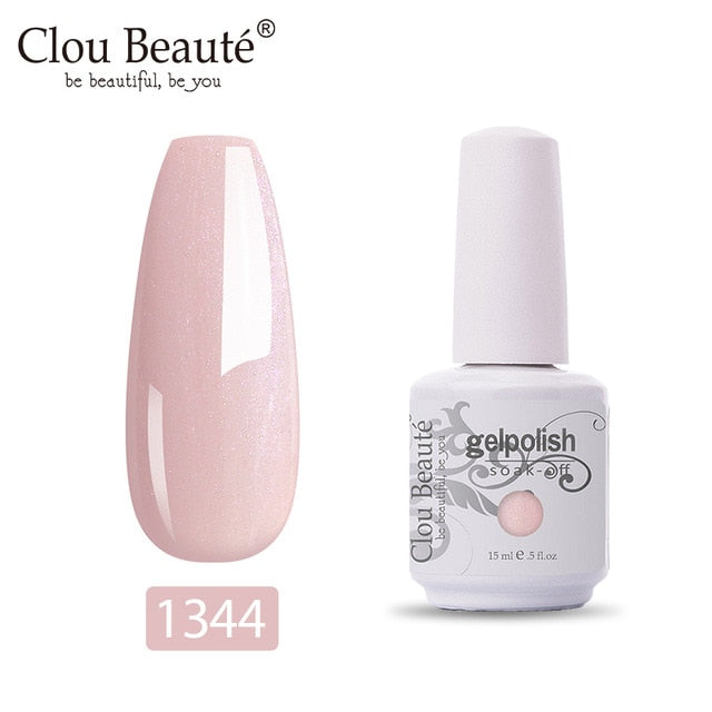 Clou Beaute Gel Nail Polish 439 Colors lakiery hybrydowe UV Gel vernis semi permanant uv Top Coat LED UV Gel Nail Polish Set