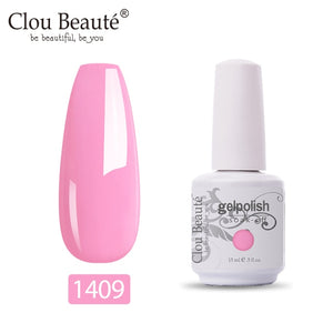 Clou Beaute Gel Nail Polish 439 Colors lakiery hybrydowe UV Gel vernis semi permanant uv Top Coat LED UV Gel Nail Polish Set