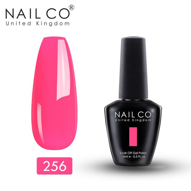 NAILCO 15ml Summer Obvious Fresh Fluorescence Color Series Gel Nail Polish Design Nail Art Glitter Manicure Set UV/LED Nails Gel