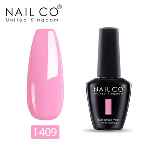 NAILCO 15ml Summer Obvious Fresh Fluorescence Color Series Gel Nail Polish Design Nail Art Glitter Manicure Set UV/LED Nails Gel